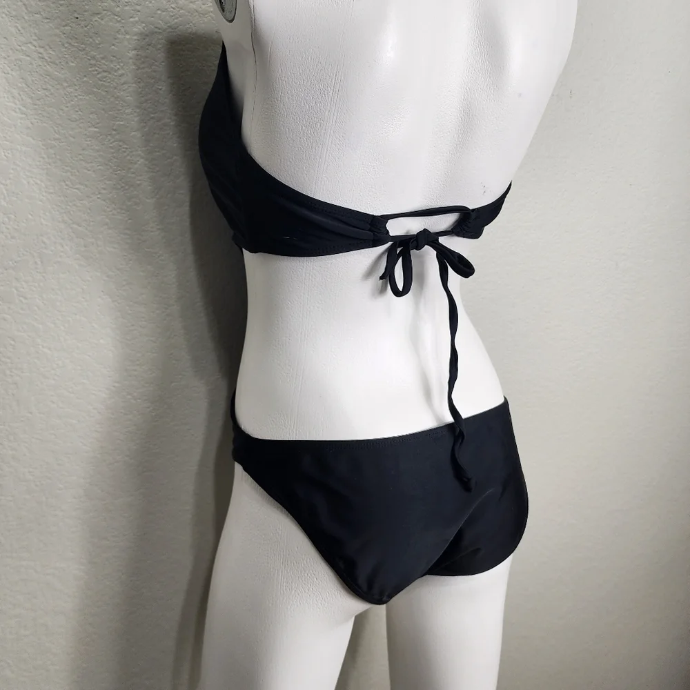Apollo Black One Piece Swimsuit Size L